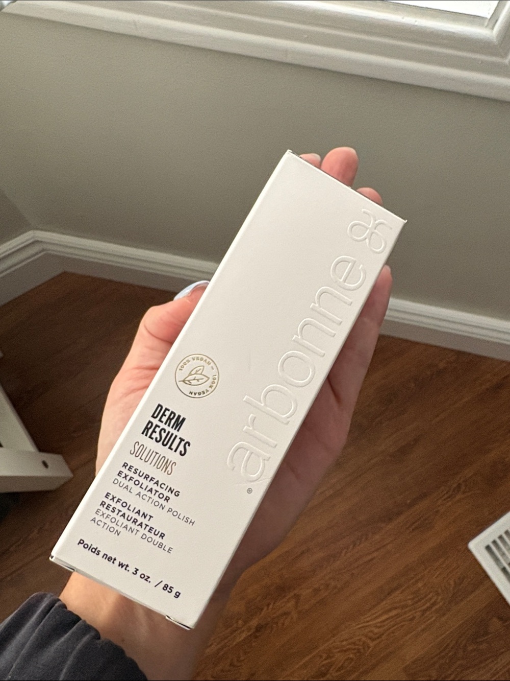Arbonne Derm Results Solutions Resurfacing Exfoliator - White Packaging
